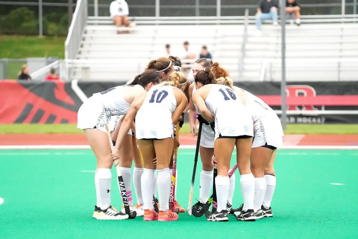 Female college field hockey players