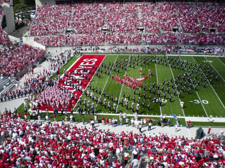 College sports stadium in the US