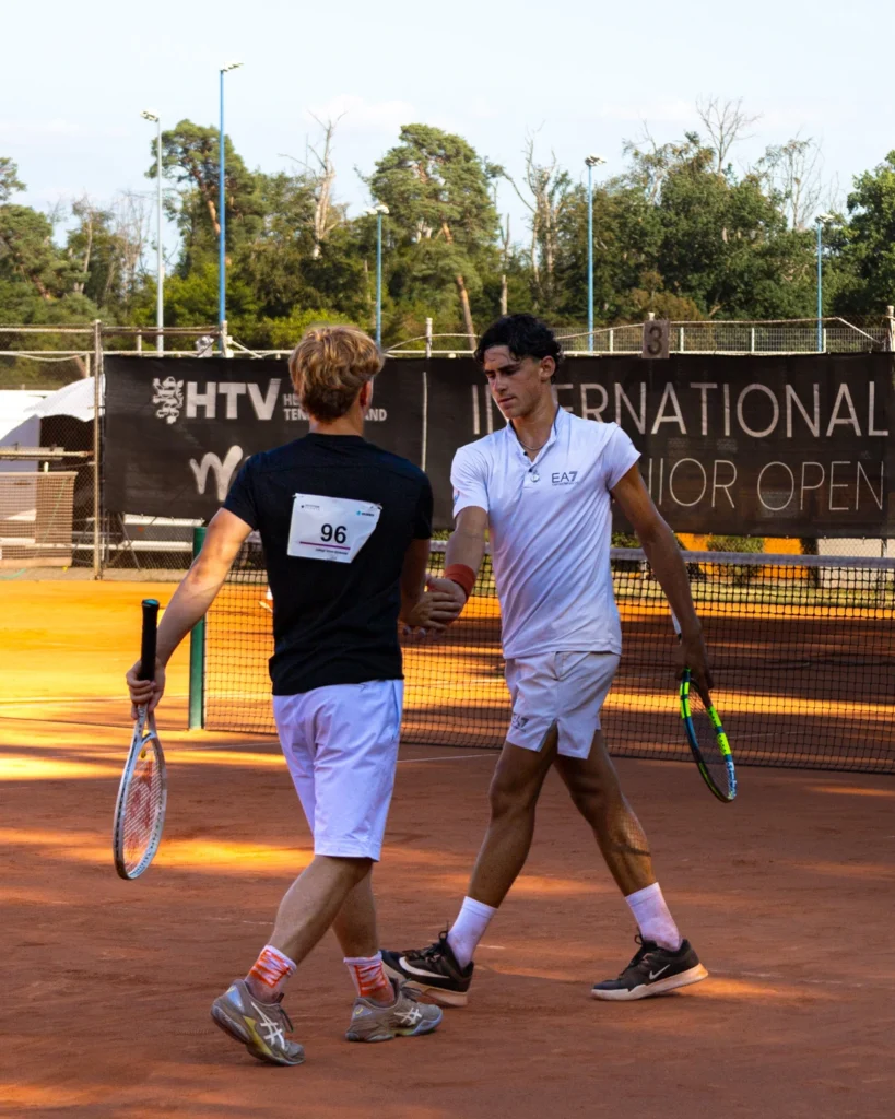tennis players at keystone sports college tennis showcase